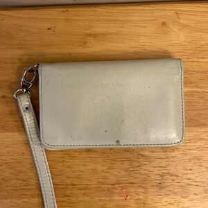 HOBO brand clutch wallet with a wristlet strap